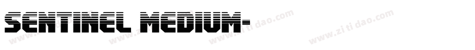 Sentinel Medium字体转换